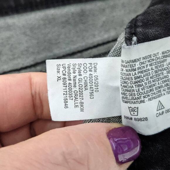 Glo Jeans Black Skinny Leg Jeans SZ Junior XL - Picture 6 of 10